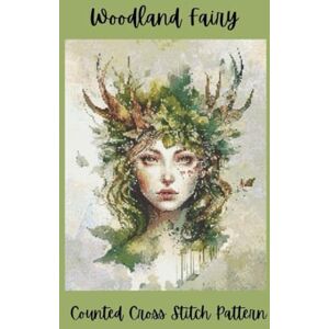 Media, Paper Moon Woodland Fairy: Counted Cross Stitch Pattern Media, Paper Moon Woodland Fairy: Counted Cross Stitch Pattern