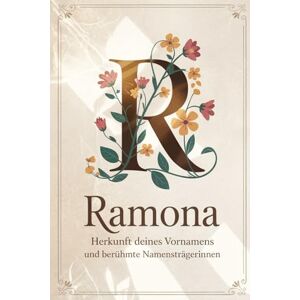 Ortmann, Klara Ramona: Herkunft deines Vornamens und berühmte Namensträgerinnen: Ein liebevoll gestaltetes Geschenk für alle, die den Namen Ramona tragen – mit ... Bezügen und inspirierenden Persönlichkeiten Ortmann, Klara Ramona: Herkunft deines Vornamens und berühmte Namensträgerinnen: Ein liebevoll gestaltetes Geschenk für alle, die den Namen Ramona tragen – mit ... Bezügen und inspirierenden Persönlichkeiten