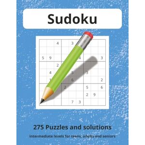 Designs, ADB 2025 Sudoku Book: 275 Puzzles Intermediate Level Sudoku for Teens, Adults and Senior Citizens Solutions Included Designs, ADB 2025 Sudoku Book: 275 Puzzles Intermediate Level Sudoku for Teens, Adults and Senior Citizens Solutions Included