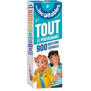 Play Bac Éditions Les incollables Tout le programme de la 6e 11/12 ans: 900 questions réponses par réviser en 2 éventails Play Bac Éditions Les incollables Tout le programme de la 6e 11/12 ans: 900 questions réponses par réviser en 2 éventails