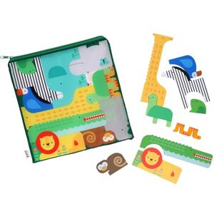 Petit Collage : Shaped Wooden Puzzle Safari Includes 12 Wooden Animal Pieces Follow The Guide or Make Your Own Safari Adventure Great for Ages 3+ Petit Collage : Shaped Wooden Puzzle Safari Includes 12 Wooden Animal Pieces Follow The Guide or Make Your Own Safari Adventure Great for Ages 3+