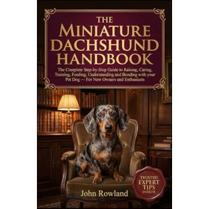 Rowland, John THE MINIATURE DACHSHUND HANDBOOK: The Complete Step-By-Step Guide to Raising, Caring, Training, Feeding, Understanding and Bonding With Your Pet Dog — For New Owners & Enthusiasts Rowland, John THE MINIATURE DACHSHUND HANDBOOK: The Complete Step-By-Step Guide to Raising, Caring, Training, Feeding, Understanding and Bonding With Your Pet Dog — For New Owners & Enthusiasts