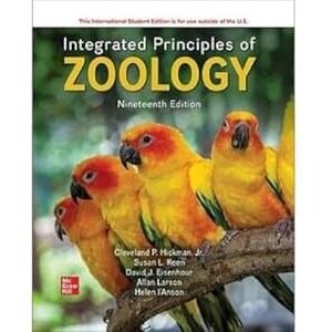 Hickman Jr. Emeritus, Cleveland P. Integrated Principles of Zoology ISE Hickman Jr. Emeritus, Cleveland P. Integrated Principles of Zoology ISE