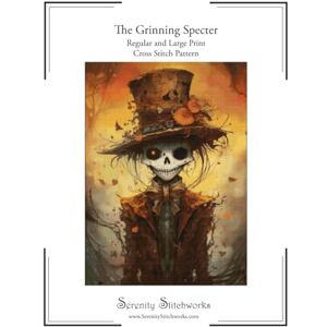 Stitchworks, Serenity The Grinning Specter Cross Stitch Pattern: Regular and Large Print Cross Stitch Chart Stitchworks, Serenity The Grinning Specter Cross Stitch Pattern: Regular and Large Print Cross Stitch Chart