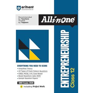 Manglik, Shruti All in One Entrepreneurship Cbse Class 12 (Editionxii) Manglik, Shruti All in One Entrepreneurship Cbse Class 12 (Editionxii)
