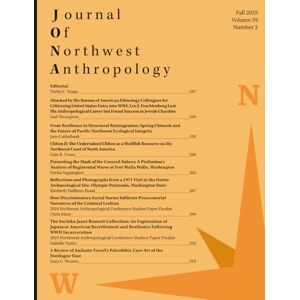 Stapp, Darby C Journal of Northwest Anthropology: Volume 59, Number 2 Stapp, Darby C Journal of Northwest Anthropology: Volume 59, Number 2