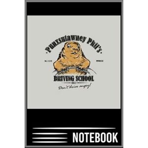 Toyer, Champa Notebook: Punxsutawney Phils Driving School notebook 100 pages 6x9 inch by Champa Toyer Toyer, Champa Notebook: Punxsutawney Phils Driving School notebook 100 pages 6x9 inch by Champa Toyer