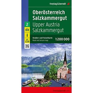 freytag Upper Austria Salzkammergut, road and leisure map 1:200,000, & berndt freytag Upper Austria Salzkammergut, road and leisure map 1:200,000, & berndt