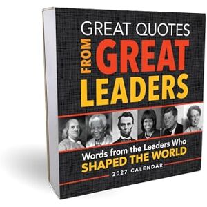 Sourcebooks 2027 Great Quotes From Great Leaders Boxed Calendar Sourcebooks 2027 Great Quotes From Great Leaders Boxed Calendar