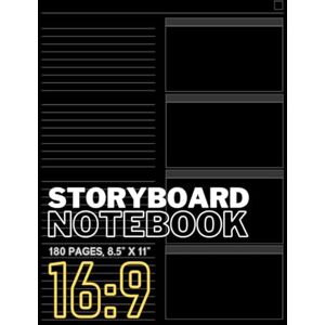 XT Media Books Storyboard Notebook: 16:9 Aspect Ratio Pro Storyboard Template Book for Directors, Storyboard Artists, Animators and Film Students 180 Pages. XT Media Books Storyboard Notebook: 16:9 Aspect Ratio Pro Storyboard Template Book for Directors, Storyboard Artists, Animators and Film Students 180 Pages.