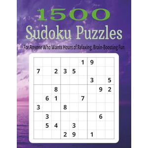 Puzzle books, V.S Shayaan 1500 Sudoku Puzzles: For Anyone Who Wants Hours of Relaxing, Brain-Boosting Fun Puzzle books, V.S Shayaan 1500 Sudoku Puzzles: For Anyone Who Wants Hours of Relaxing, Brain-Boosting Fun