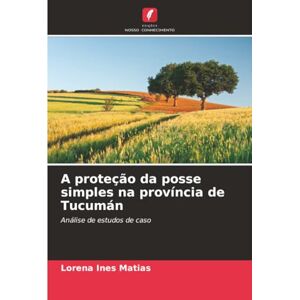 Matias, Lorena Ines A proteção da posse simples na província de Tucumán: Análise de estudos de caso Matias, Lorena Ines A proteção da posse simples na província de Tucumán: Análise de estudos de caso