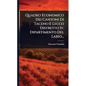 Tamassia, Giovanni Quadro Economico Dei Cantoni Di Taceno E Lecco Distretto Iv. Dipartimento Del Lario... Tamassia, Giovanni Quadro Economico Dei Cantoni Di Taceno E Lecco Distretto Iv. Dipartimento Del Lario...