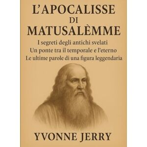 Jerry, Yvonne L'APOCALISSE DI MATUSALEMME:: I segreti degli antichi svelati. Un ponte tra il temporale e l'eterno. Le ultime parole di una figura leggendaria. Jerry, Yvonne L'APOCALISSE DI MATUSALEMME:: I segreti degli antichi svelati. Un ponte tra il temporale e l'eterno. Le ultime parole di una figura leggendaria.