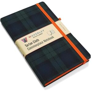 Scotland, Waverley Waverley (L): Black Watch Tartan Cloth Large Notebook: Waverley Scotland Commonplace Tartan Notebooks Scotland, Waverley Waverley (L): Black Watch Tartan Cloth Large Notebook: Waverley Scotland Commonplace Tartan Notebooks