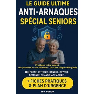SOROV, B.V. LE GUIDE ULTIME ANTI-ARNAQUES – SPÉCIAL SENIORS: Protégez votre argent, vos proches et vos données : tous les pièges décryptés (Démarcharge, banque, téléphone, mails, obsèques… ) SOROV, B.V. LE GUIDE ULTIME ANTI-ARNAQUES – SPÉCIAL SENIORS: Protégez votre argent, vos proches et vos données : tous les pièges décryptés (Démarcharge, banque, téléphone, mails, obsèques… )
