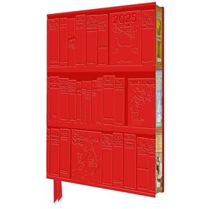 Bodleian Libraries: Bookshelves 2025 Artisan Art Vegan Leather Diary Planner Page to View with Notes Bodleian Libraries: Bookshelves 2025 Artisan Art Vegan Leather Diary Planner Page to View with Notes