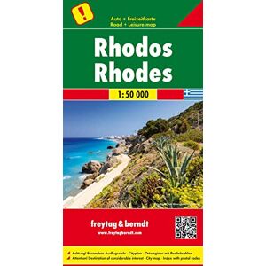 Freytag & Berndt Rhodos 1 : 50 000: Toeristische wegenkaart 1:150 000 Freytag & Berndt Rhodos 1 : 50 000: Toeristische wegenkaart 1:150 000