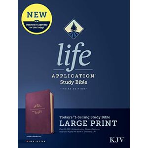Tyndale KJV Life Application Study Bible, Third Edition, Large Print: King James Version, Purple, Leatherlike, Red Letter Tyndale KJV Life Application Study Bible, Third Edition, Large Print: King James Version, Purple, Leatherlike, Red Letter