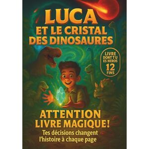 Orbe, Edition Luca et Le Cristal des Dinosaures Livre interactif dont TU es le héros !: Un livre-jeu magique avec 12 fins alternatives ! Développe créativité et ... soi par le jeu ! Livre pour enfants 5-12 ans. Orbe, Edition Luca et Le Cristal des Dinosaures Livre interactif dont TU es le héros !: Un livre-jeu magique avec 12 fins alternatives ! Développe créativité et ... soi par le jeu ! Livre pour enfants 5-12 ans.
