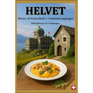 Bachmann HELVET: History of Switzerland`s 4 National Languages With a glossary in 5 languages Format 6x9 15,24 × 22,81 cm, 56 pages Bachmann HELVET: History of Switzerland`s 4 National Languages With a glossary in 5 languages Format 6x9 15,24 × 22,81 cm, 56 pages