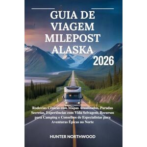 Northwood, Hunter GUIA DE VIAGEM MILEPOST ALASKA 2026: Rodovias Cênicas com Mapas Atualizados, Paradas Secretas, Experiências com Vida Selvagem, Recursos para de Especialistas para Aventuras Épicas no Norte Northwood, Hunter GUIA DE VIAGEM MILEPOST ALASKA 2026: Rodovias Cênicas com Mapas Atualizados, Paradas Secretas, Experiências com Vida Selvagem, Recursos para de Especialistas para Aventuras Épicas no Norte