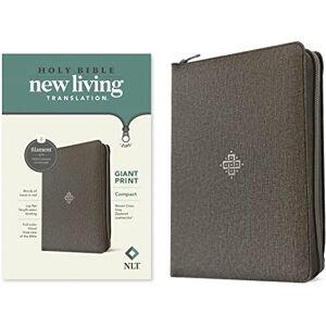 Tyndale NLT Compact Giant Print Zipper Bible, Filament-Enabled Edition, Zipper (Red Letter, Leatherlike, Woven Cross Gray): New Living Translation, Woven ... Leatherlike, Giant Print, Compact, Filament Tyndale NLT Compact Giant Print Zipper Bible, Filament-Enabled Edition, Zipper (Red Letter, Leatherlike, Woven Cross Gray): New Living Translation, Woven ... Leatherlike, Giant Print, Compact, Filament