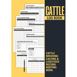 LB, MG Publish Cattle Log Book Cattle Breeding, Calving, and Livestock Record Keeping Book: with Space for Individual Cow Records Pages, Immunizations & Medical ... Sheets. Makes a Great Cattle Rancher Gift. LB, MG Publish Cattle Log Book Cattle Breeding, Calving, and Livestock Record Keeping Book: with Space for Individual Cow Records Pages, Immunizations & Medical ... Sheets. Makes a Great Cattle Rancher Gift.