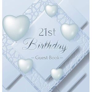 Lukesun, Luis 21st Birthday Guest Book: An Elegant Keepsake for the 21st Birthday Milestone Silver and White Frosted Heart Theme Includes Sign-In, Wishes & Memories, Gift Log, and Photo Pages Hardcover Lukesun, Luis 21st Birthday Guest Book: An Elegant Keepsake for the 21st Birthday Milestone Silver and White Frosted Heart Theme Includes Sign-In, Wishes & Memories, Gift Log, and Photo Pages Hardcover