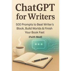 Med, Faith ChatGPT for Writers: 500 Prompts to Beat Writer’s Block, Build Worlds & Finish Your Book Fast Complete Chatgpt prompt masterclass Med, Faith ChatGPT for Writers: 500 Prompts to Beat Writer’s Block, Build Worlds & Finish Your Book Fast Complete Chatgpt prompt masterclass