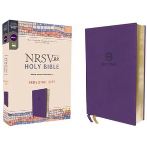 Zondervan NRSVue, Holy Bible, Personal Size, Leathersoft, Purple, Comfort Print: New Revised Standard Version Updated Edition, Purple, Leathersoft, Personal Size, Comfort Print Zondervan NRSVue, Holy Bible, Personal Size, Leathersoft, Purple, Comfort Print: New Revised Standard Version Updated Edition, Purple, Leathersoft, Personal Size, Comfort Print