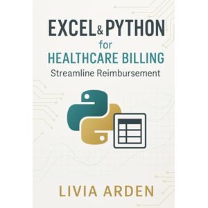 Van Der Post, Hayden Excel & Python for Healthcare Billing: Streamline Reimbursement: Automating Claims, Reducing Errors, and Accelerating Cash Flow Van Der Post, Hayden Excel & Python for Healthcare Billing: Streamline Reimbursement: Automating Claims, Reducing Errors, and Accelerating Cash Flow