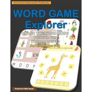 HOUSE, IBP Word Game Explorer: Crack the Word Code: Ultimate Fun 105 Pages Picture to Word, Missing Letters Puzzles Scrambled Word Challenges for Kids Ages 3-5 Educational Children's Activity Book Color Print HOUSE, IBP Word Game Explorer: Crack the Word Code: Ultimate Fun 105 Pages Picture to Word, Missing Letters Puzzles Scrambled Word Challenges for Kids Ages 3-5 Educational Children's Activity Book Color Print