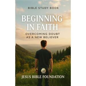 Bible Foundation, Jesus Bible Study Book Beginning in Faith: Overcoming Doubt as a New Believer (Faith Over Fear: Overcoming Doubt and Anxiety through God’s Promises) Bible Foundation, Jesus Bible Study Book Beginning in Faith: Overcoming Doubt as a New Believer (Faith Over Fear: Overcoming Doubt and Anxiety through God’s Promises)