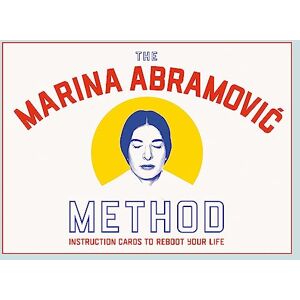 Laurence King The Marina Abramovic Method: Instruction Cards to Reboot Your Life, carta padrão Laurence King The Marina Abramovic Method: Instruction Cards to Reboot Your Life, carta padrão