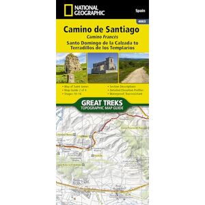 National Geographic Maps Camino de Santiago Camino Frances Map 2 of 4 (Santo Domingo de la Calzada to Terradillos de los Templarios): 4003 (National Geographic Trails Illustrated Map) National Geographic Maps Camino de Santiago Camino Frances Map 2 of 4 (Santo Domingo de la Calzada to Terradillos de los Templarios): 4003 (National Geographic Trails Illustrated Map)