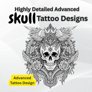 madushanka praba, Gaba prabath dilshan Highly Detailed Advanced Skulls Tattoo Designs: Intricate Patterns & Elegant Linework Modern Tattoo Art Ideas for Professionals and Enthusiasts: Tattoo Design Book madushanka praba, Gaba prabath dilshan Highly Detailed Advanced Skulls Tattoo Designs: Intricate Patterns & Elegant Linework Modern Tattoo Art Ideas for Professionals and Enthusiasts: Tattoo Design Book