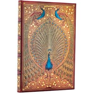 Paperblanks Hafiz’s Peacocks (Sangorski & Sutcliffe) Mini Lined Hardcover Journal (Elastic Band Closure) Paperblanks Hafiz’s Peacocks (Sangorski & Sutcliffe) Mini Lined Hardcover Journal (Elastic Band Closure)