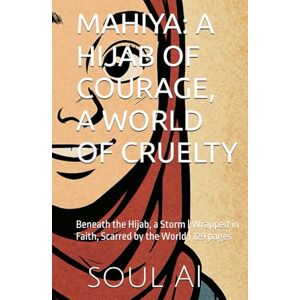 AI, soul MAHIYA: A HIJAB OF COURAGE, A WORLD OF CRUELTY: Beneath the Hijab, a Storm Wrapped in Faith, Scarred by the World 5.5 Width 8.5 Height, 129 pages AI, soul MAHIYA: A HIJAB OF COURAGE, A WORLD OF CRUELTY: Beneath the Hijab, a Storm Wrapped in Faith, Scarred by the World 5.5 Width 8.5 Height, 129 pages