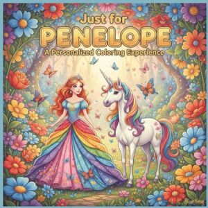 Bunting, L.K. Just for Penelope: A Personalized Coloring Experience: 50 total coloring pages 28 coloring pages featuring Penelope's name 22 coloring pages themed for girls (Personalized Coloring Book Series) Bunting, L.K. Just for Penelope: A Personalized Coloring Experience: 50 total coloring pages 28 coloring pages featuring Penelope's name 22 coloring pages themed for girls (Personalized Coloring Book Series)