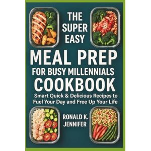 Jennifer, Ronald K. THE SUPER EASY MEAL PREP FOR BUSY MILLENNIALS COOKBOOK: Smart Quick & Delicious Recipes to Fuel Your Day and Free Up Your Life Jennifer, Ronald K. THE SUPER EASY MEAL PREP FOR BUSY MILLENNIALS COOKBOOK: Smart Quick & Delicious Recipes to Fuel Your Day and Free Up Your Life