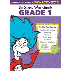 Seuss, Dr. Dr. Seuss Workbook: Grade 1: 260+ Fun Activities with Stickers and More! (Spelling, Phonics, Sight Words, Writing, Reading Comprehension, Math, Addition & Subtraction, Science, Sel) Seuss, Dr. Dr. Seuss Workbook: Grade 1: 260+ Fun Activities with Stickers and More! (Spelling, Phonics, Sight Words, Writing, Reading Comprehension, Math, Addition & Subtraction, Science, Sel)