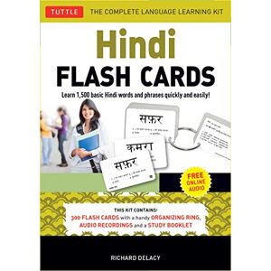 Richard Delacy Hindi Flash Cards Kit: Learn 1,500 Basic Hindi Words and Phrases Quickly and Easily!: Learn 1,500 basic Hindi words and phrases quickly and easily! (Online Audio Included) Richard Delacy Hindi Flash Cards Kit: Learn 1,500 Basic Hindi Words and Phrases Quickly and Easily!: Learn 1,500 basic Hindi words and phrases quickly and easily! (Online Audio Included)