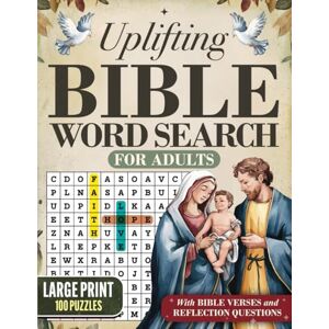 Smith, Michael Uplifting Bible Word Search Book for Adults and Seniors: Large Print Word Find Christian Puzzles to Strengthen Your Relationship with Jesus & Reflect on God’s Timeless Words (Gifts for Women & Men) Smith, Michael Uplifting Bible Word Search Book for Adults and Seniors: Large Print Word Find Christian Puzzles to Strengthen Your Relationship with Jesus & Reflect on God’s Timeless Words (Gifts for Women & Men)