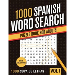 books, visupuzzle 1000 Spanish Word Search Puzzle Book for Adults: Big Puzzlebook with 1000 Word Find Puzzles in Spanish Sopas De Letras en espanol books, visupuzzle 1000 Spanish Word Search Puzzle Book for Adults: Big Puzzlebook with 1000 Word Find Puzzles in Spanish Sopas De Letras en espanol