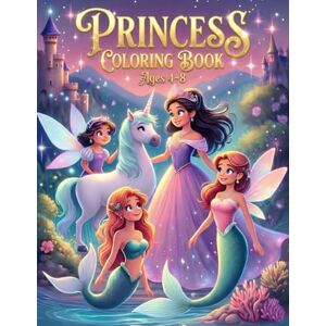 Charrper, Amandha Princess Coloring Book: An Enchanted Journey Through 56 Adorable Pictures, Where Magic Comes to Color with Unicorns, Mermaids & Fairies Too, for Girls Ages 4-8. Charrper, Amandha Princess Coloring Book: An Enchanted Journey Through 56 Adorable Pictures, Where Magic Comes to Color with Unicorns, Mermaids & Fairies Too, for Girls Ages 4-8.