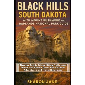Jane, Sharon Black Hills South Dakota with Mount Rushmore and Badlands National Park Guide: Discover Scenic Drives Hiking Trails Local Towns and Hidden Gems with Outdoor Adventures and Travel Itineraries Jane, Sharon Black Hills South Dakota with Mount Rushmore and Badlands National Park Guide: Discover Scenic Drives Hiking Trails Local Towns and Hidden Gems with Outdoor Adventures and Travel Itineraries