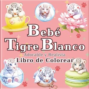 SAKI Bebé Tigre Blanco: Un libro de colorear de tigres blancos monos y realistas para adultos: 50 bellas ilustraciones para un momento de relajación y ... (El Viaje del Artista a un Mundo Diminuto) SAKI Bebé Tigre Blanco: Un libro de colorear de tigres blancos monos y realistas para adultos: 50 bellas ilustraciones para un momento de relajación y ... (El Viaje del Artista a un Mundo Diminuto)