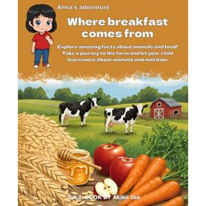 Isa, Akiko Anna’s adventure Where breakfast comes from!: Explore amazing facts about animals and food! Take a journey to the farm and let your child learn more about animals and nutrition. Isa, Akiko Anna’s adventure Where breakfast comes from!: Explore amazing facts about animals and food! Take a journey to the farm and let your child learn more about animals and nutrition.