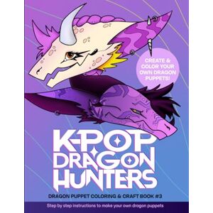 Emberveil, Tamsyn Original Dragon Puppet Coloring & Craft Book: Volume 3 – K‑Pop Dragon Hunters: Color, Cut & Glue Your Dragon Hunters Style Paper Dragon Puppets (Original Dragon Puppet Coloring & Craft Books) Emberveil, Tamsyn Original Dragon Puppet Coloring & Craft Book: Volume 3 – K‑Pop Dragon Hunters: Color, Cut & Glue Your Dragon Hunters Style Paper Dragon Puppets (Original Dragon Puppet Coloring & Craft Books)